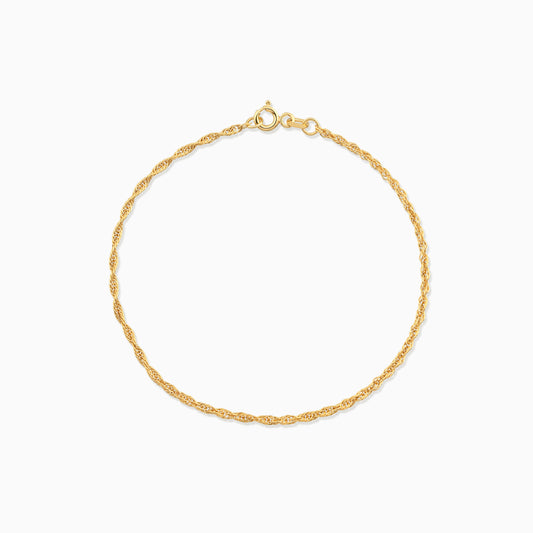 Dainty Twisted Rope Chain Bracelet