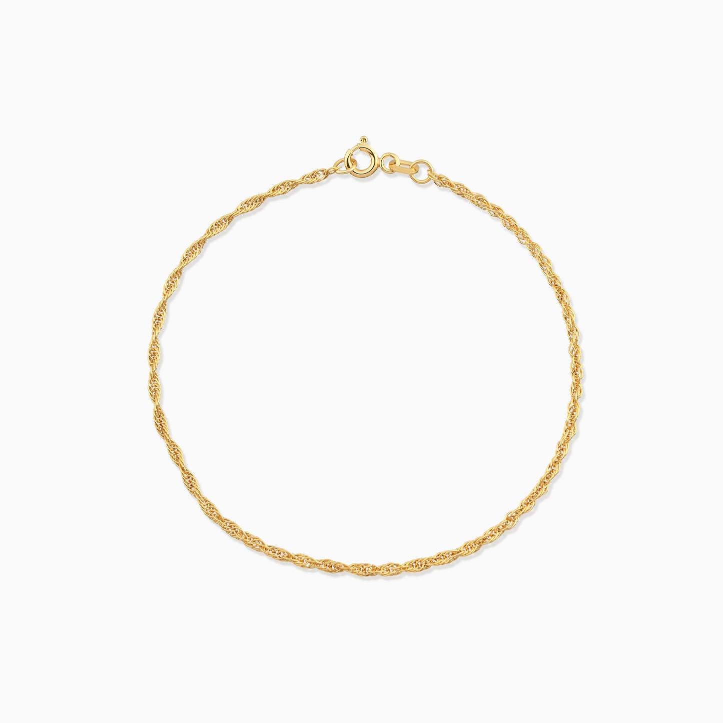 Dainty Twisted Rope Chain Bracelet