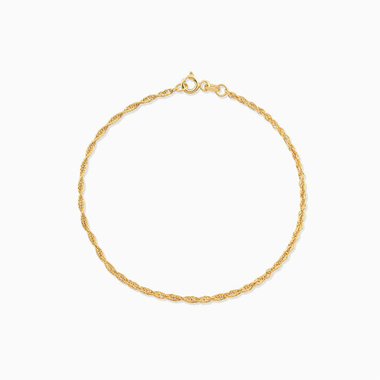 Dainty Twisted Rope Chain Bracelet