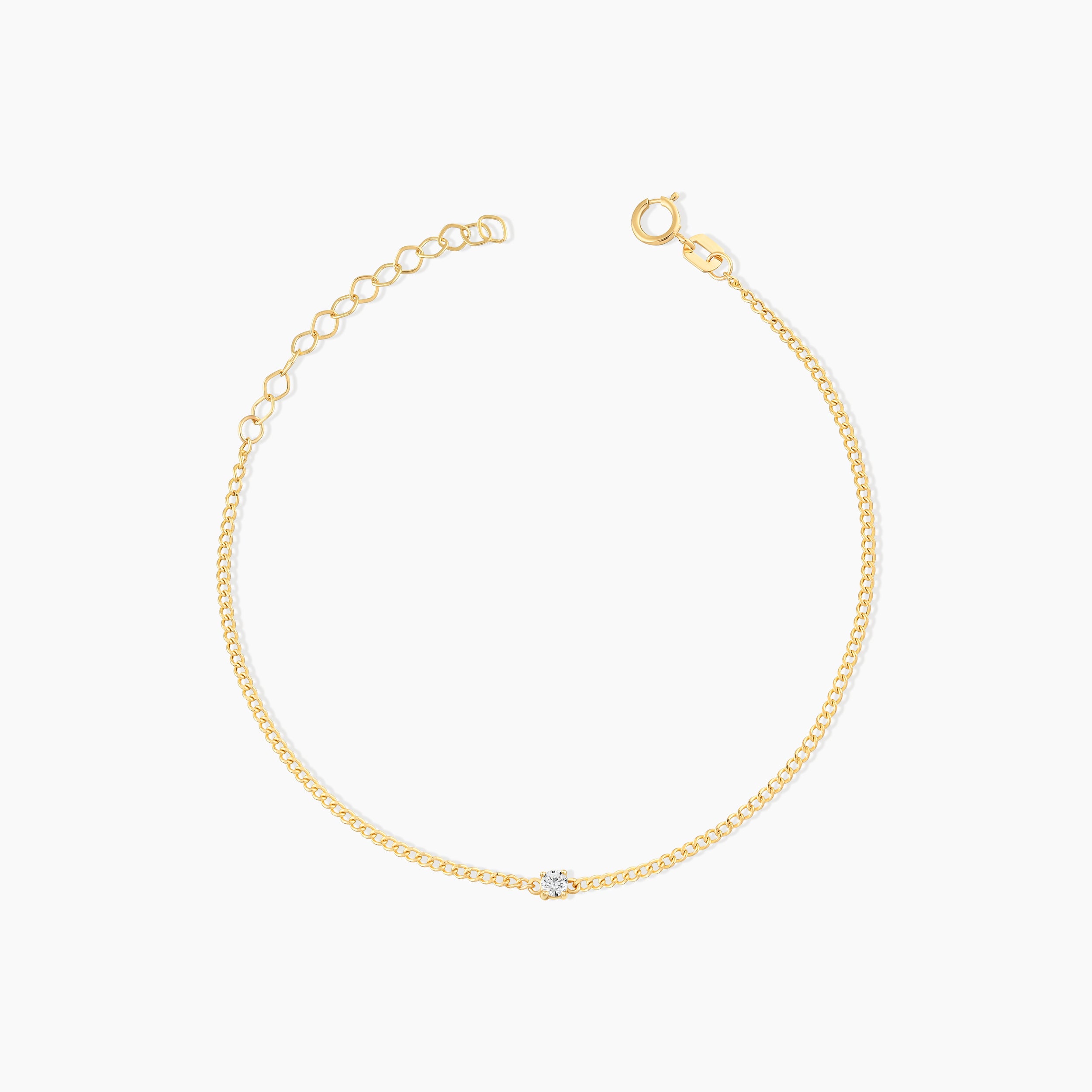 Dainty Floating Diamond Bracelet