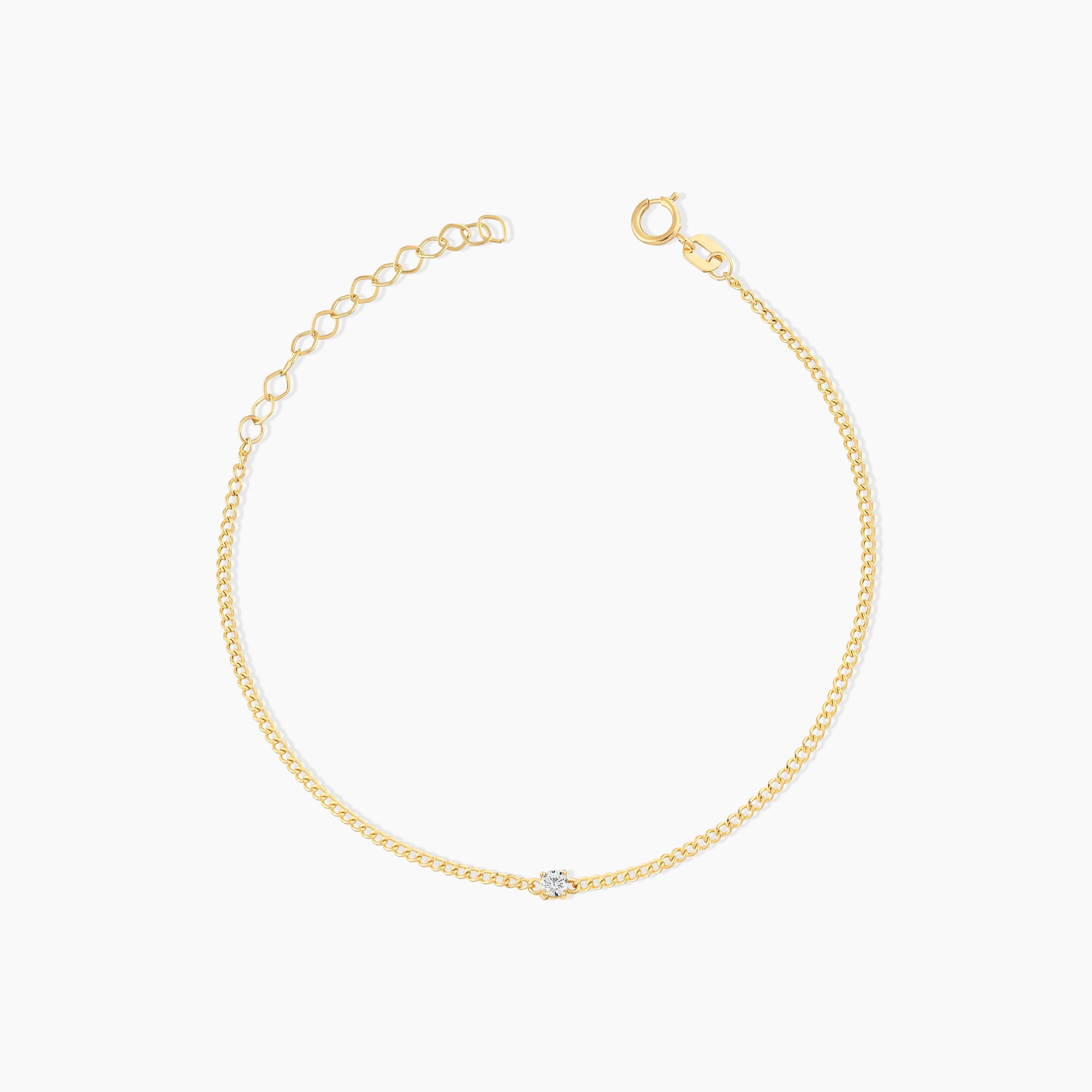 Dainty Floating Diamond Bracelet