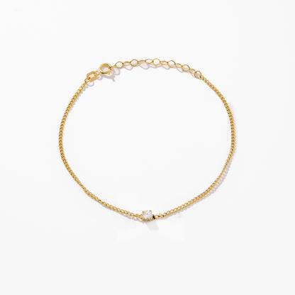 Dainty Floating Diamond Bracelet