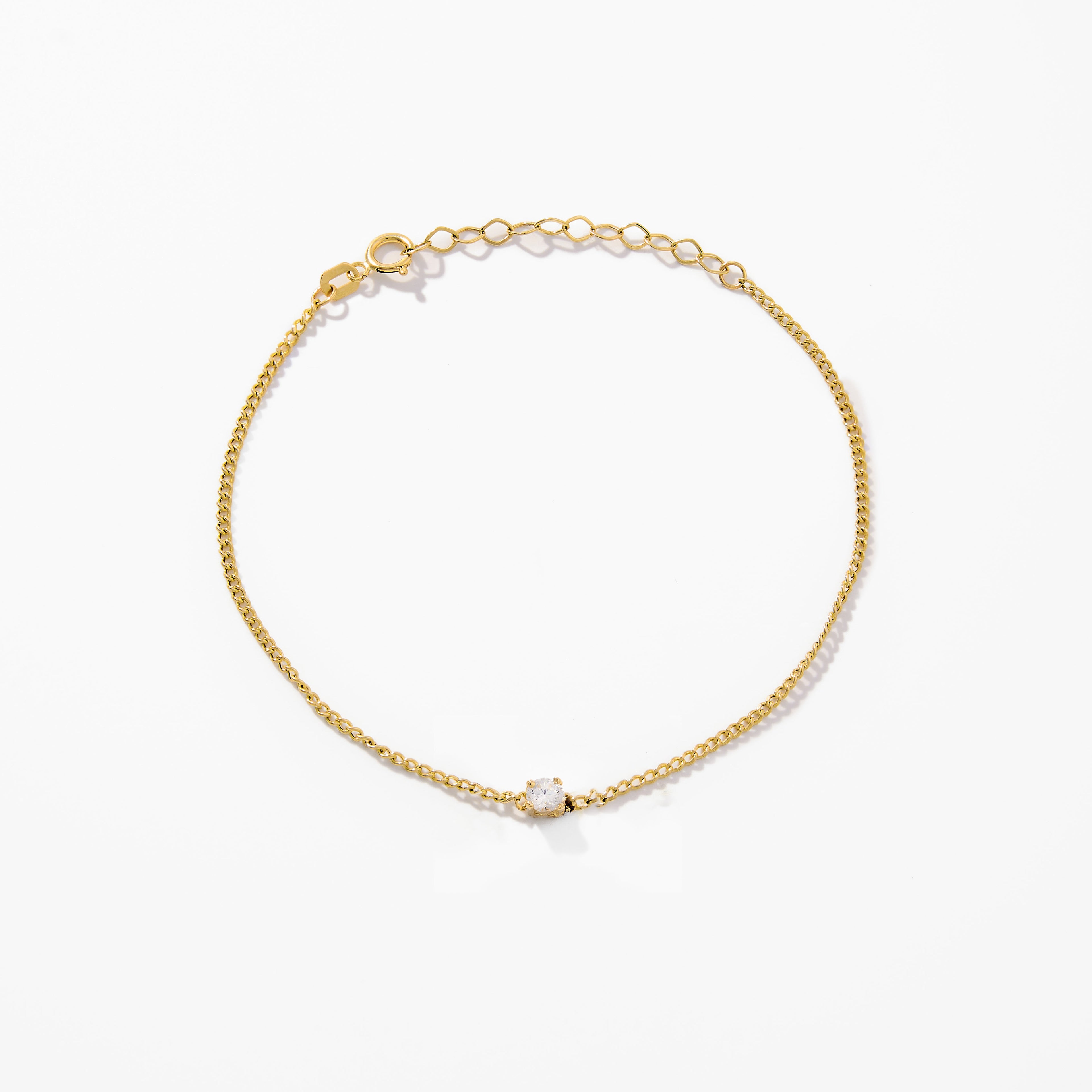 Dainty Floating Diamond Bracelet