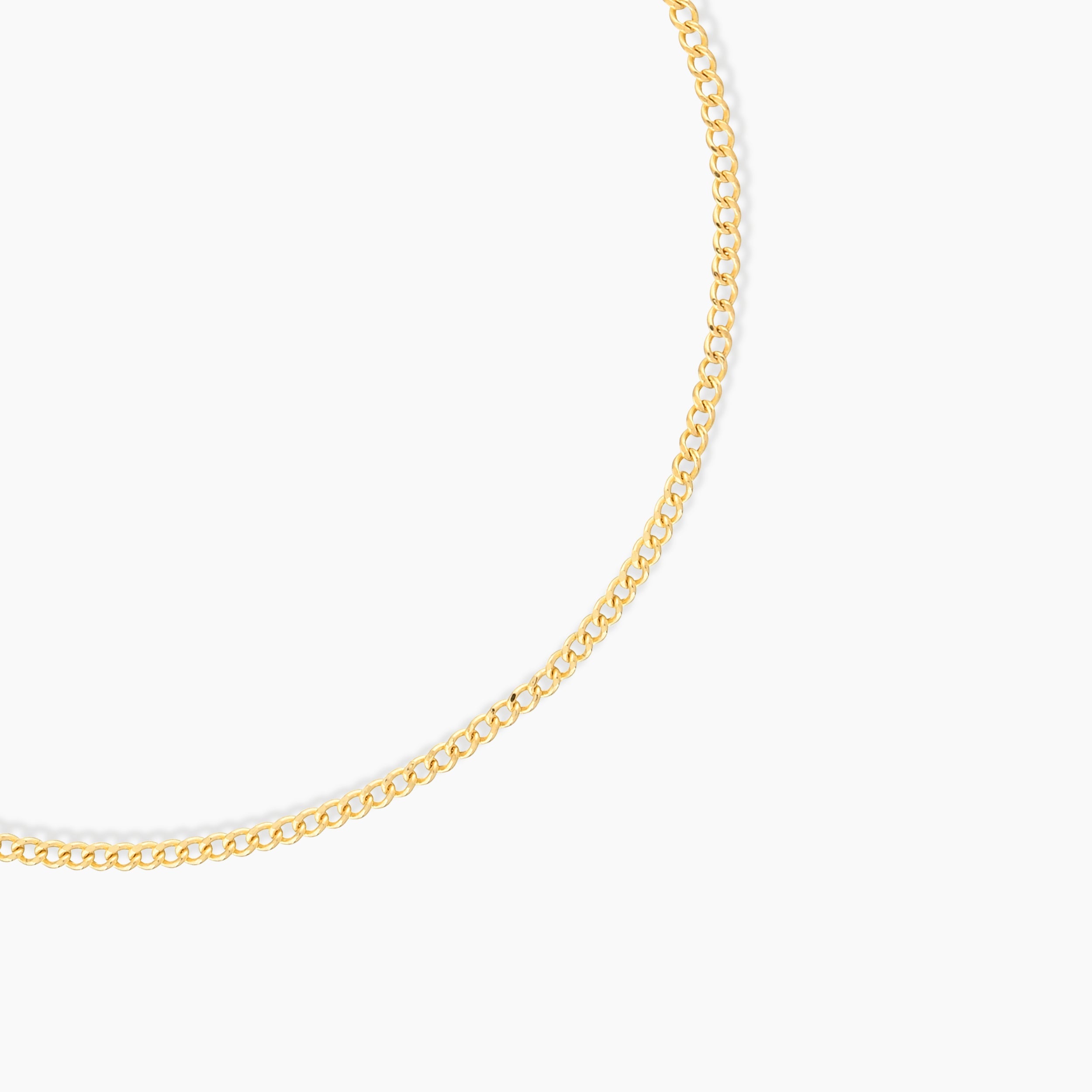 Curb Chain Bracelet - Classic Flat Link