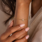 Solitaire Bezel Set Diamond Bracelet