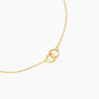 Tiny Interlocking Circles Bracelet