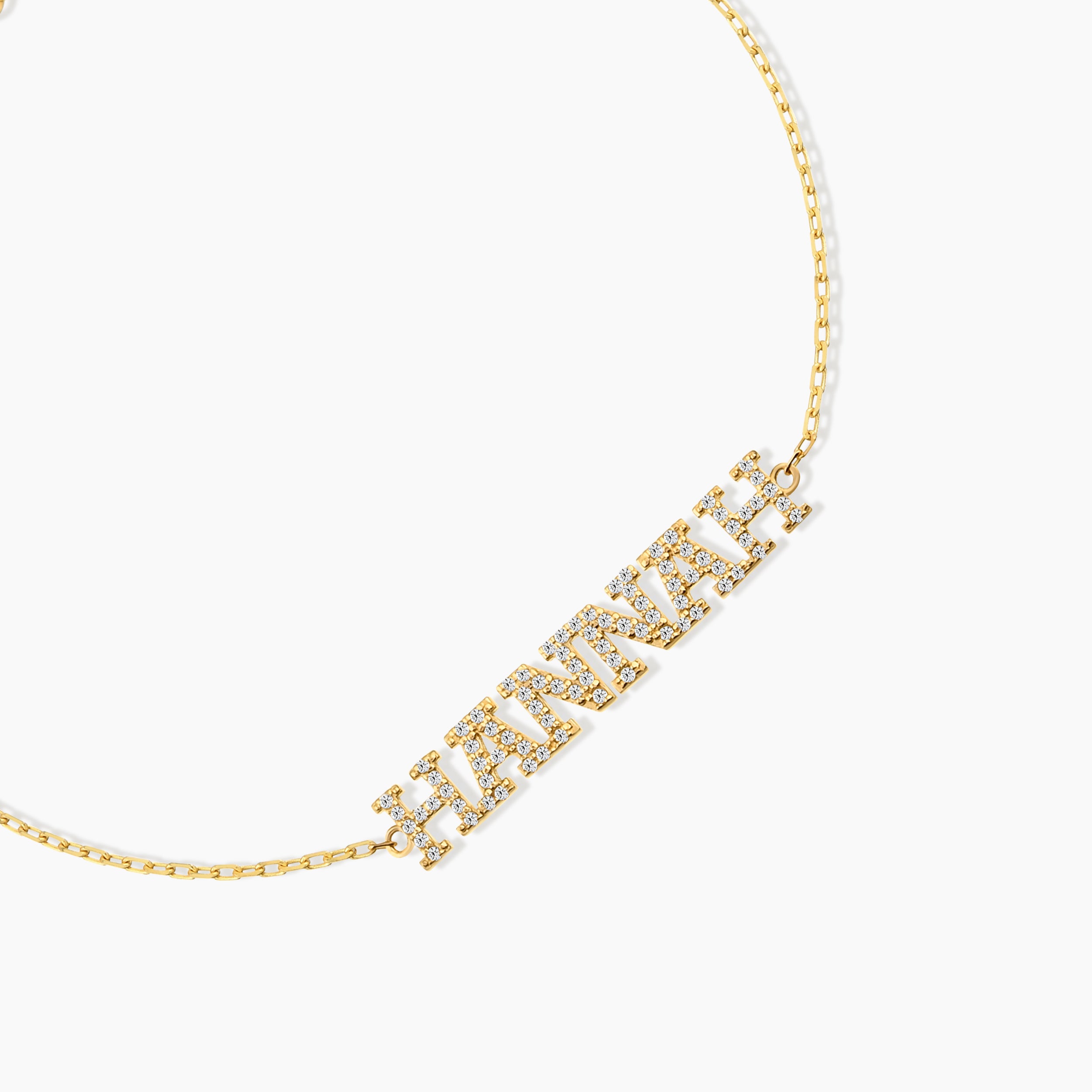 Diamond Name Bracelet