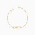 Dainty Diamond Name Bracelet