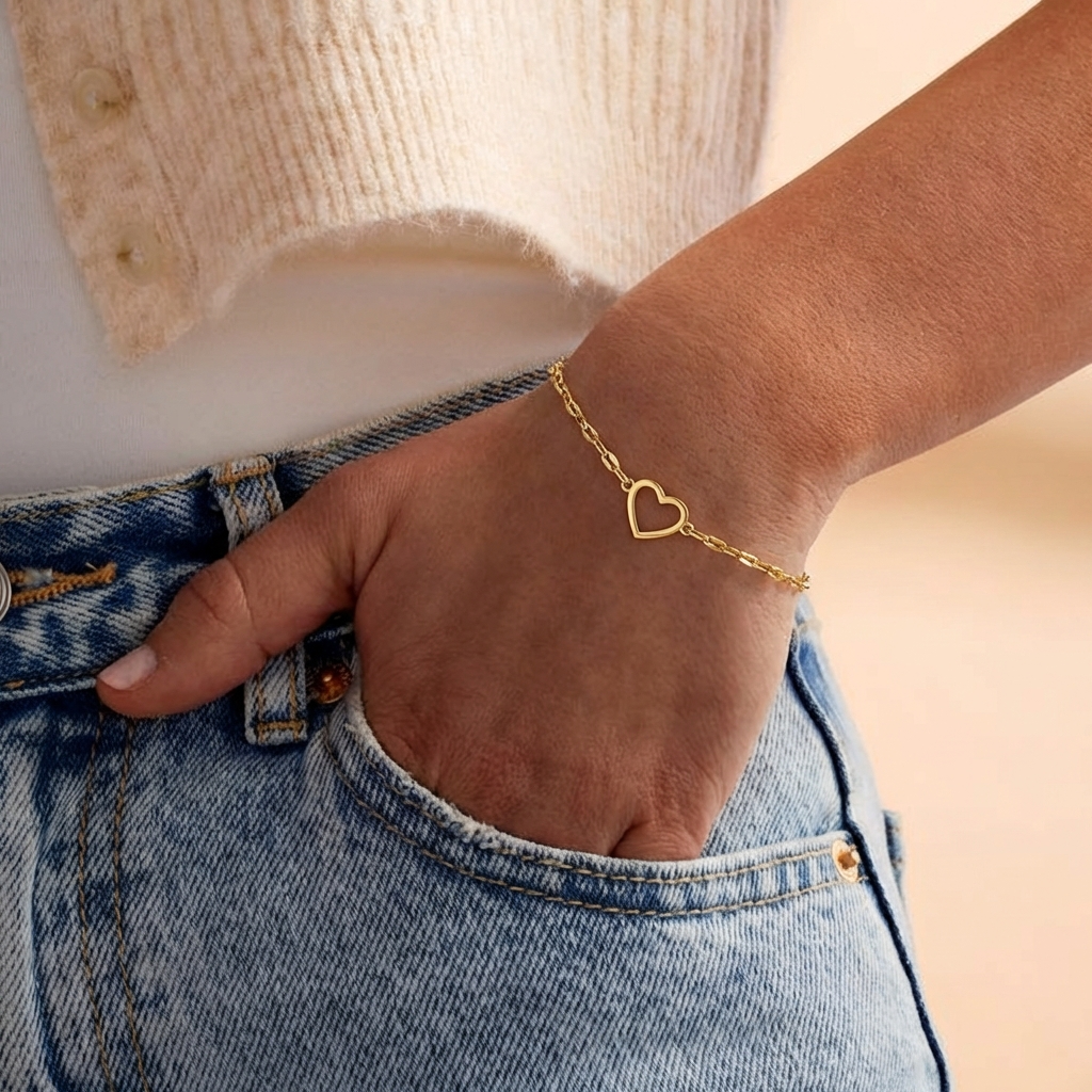 Dainty Little Heart Bracelet
