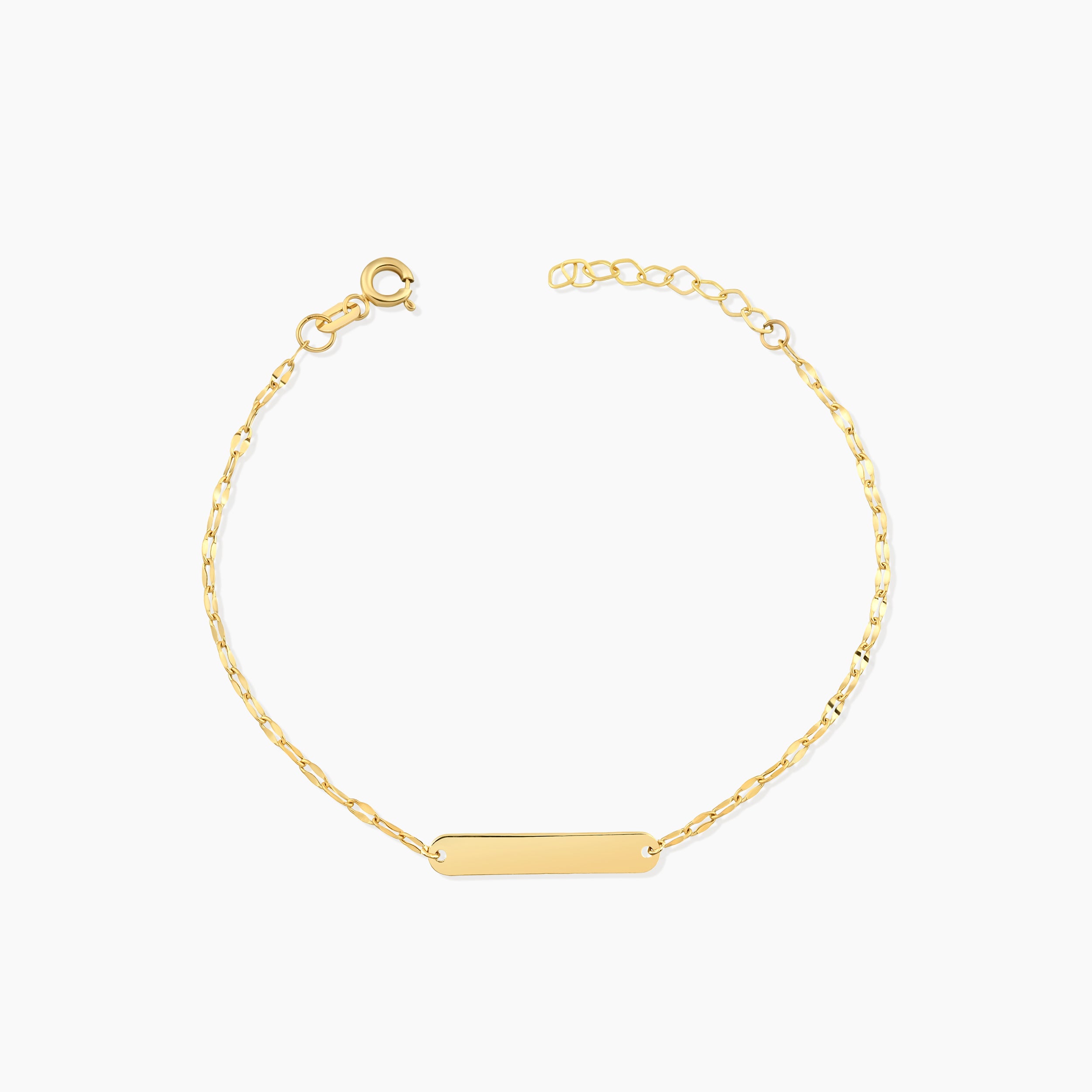 Dainty ID Bar Bracelet