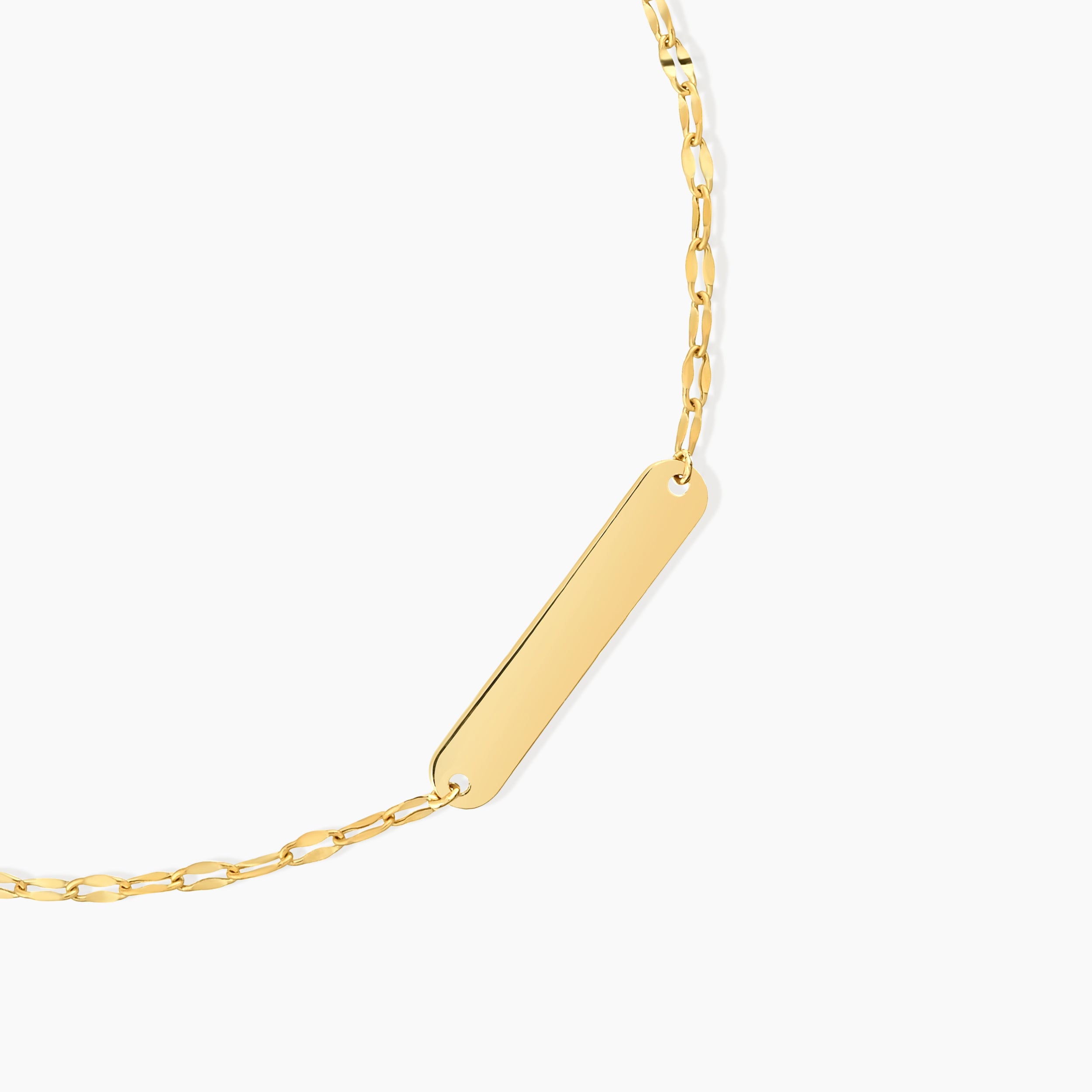 Dainty ID Bar Bracelet