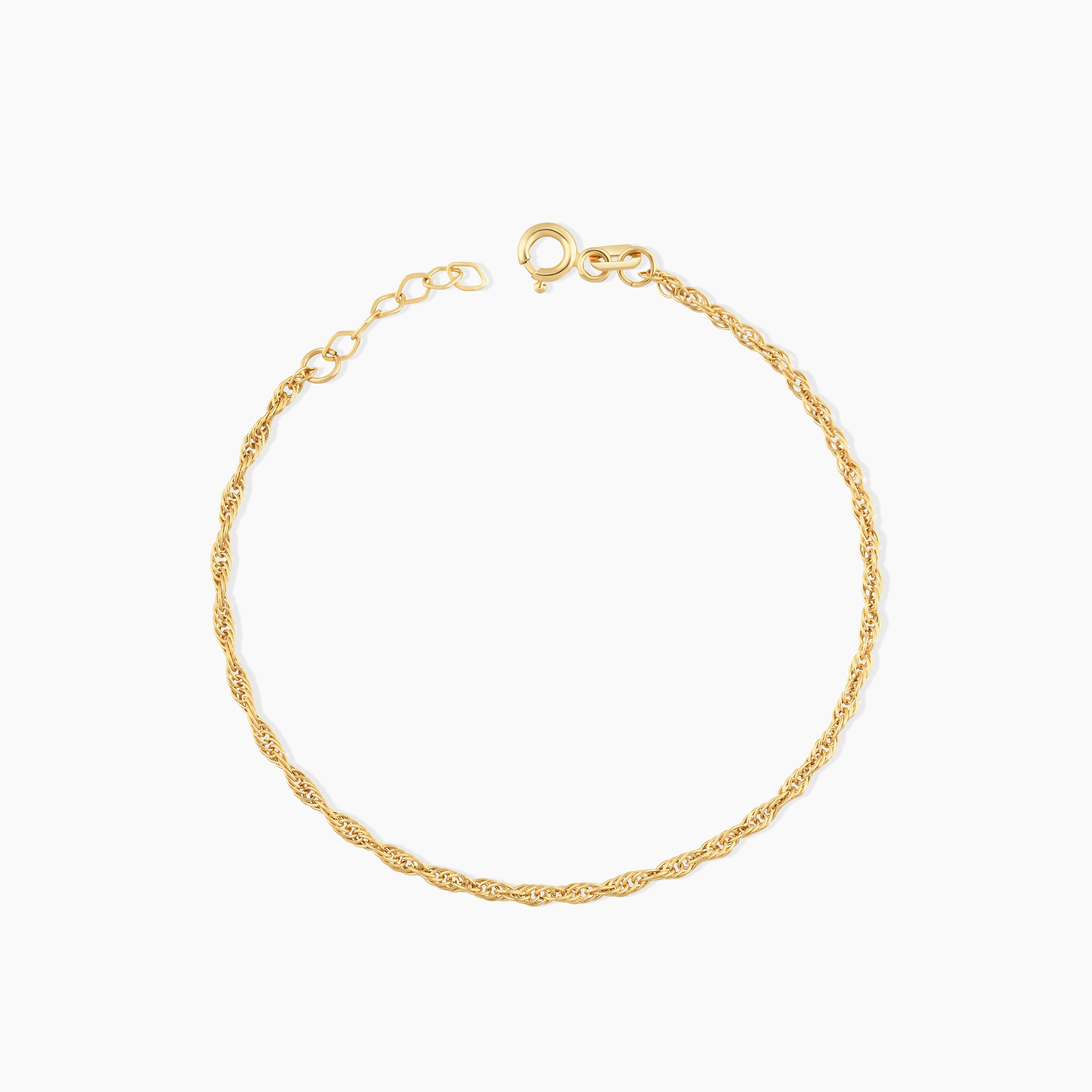 Singapore Chain Bracelet - Twisted Chain Bracelet