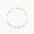 Singapore Chain Bracelet - Twisted Chain Bracelet