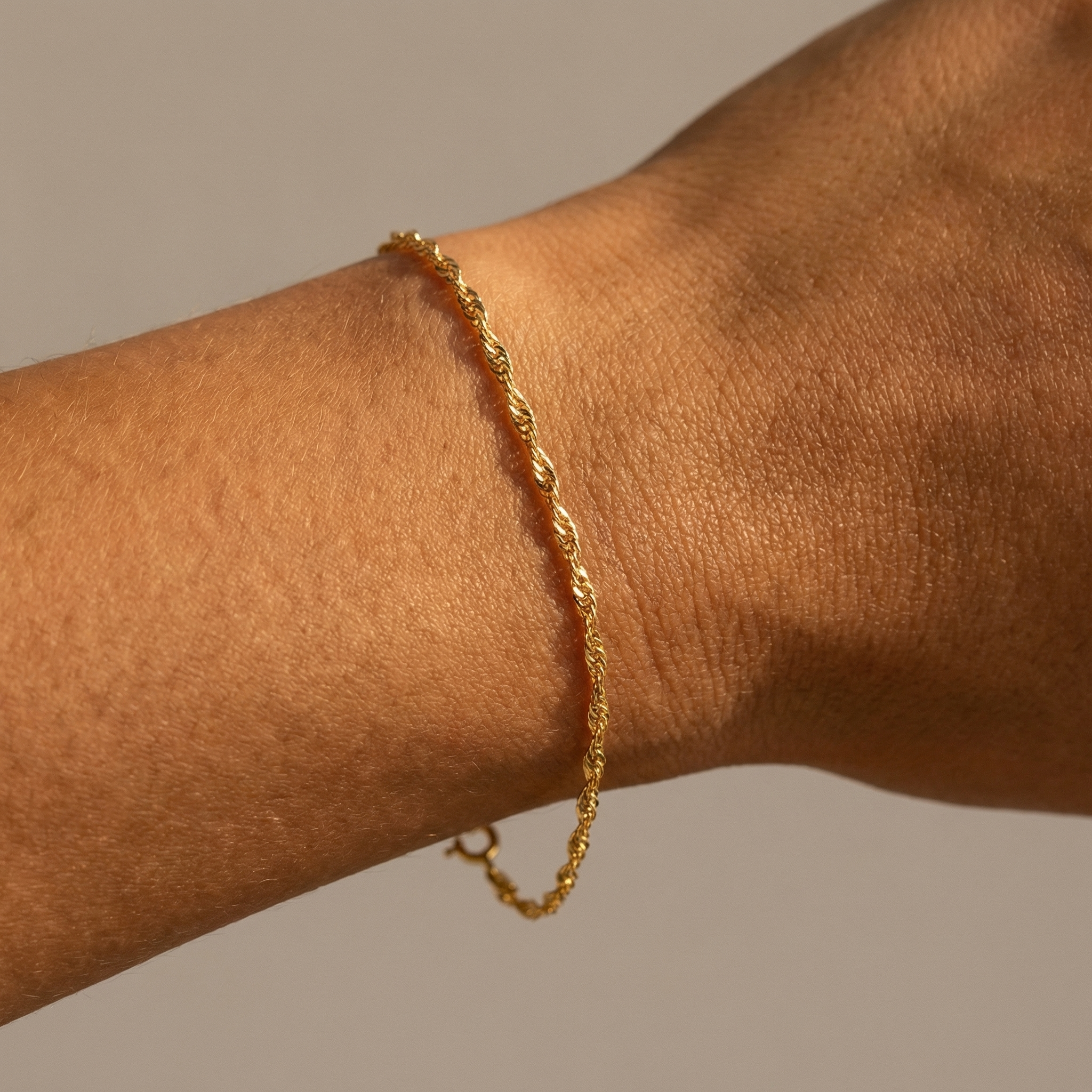 Dainty Double Curb Chain Bracelet