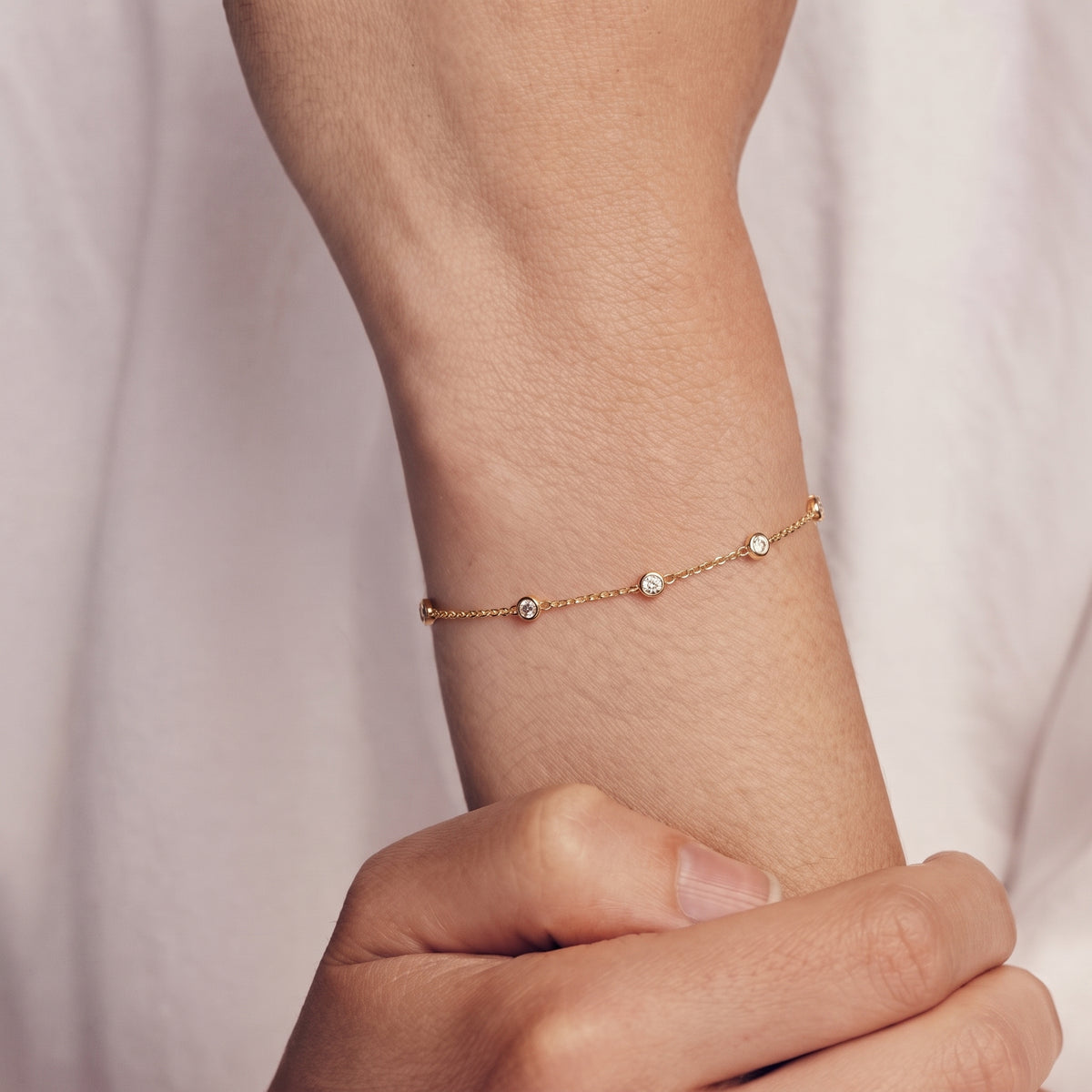Diamond Station Bracelet