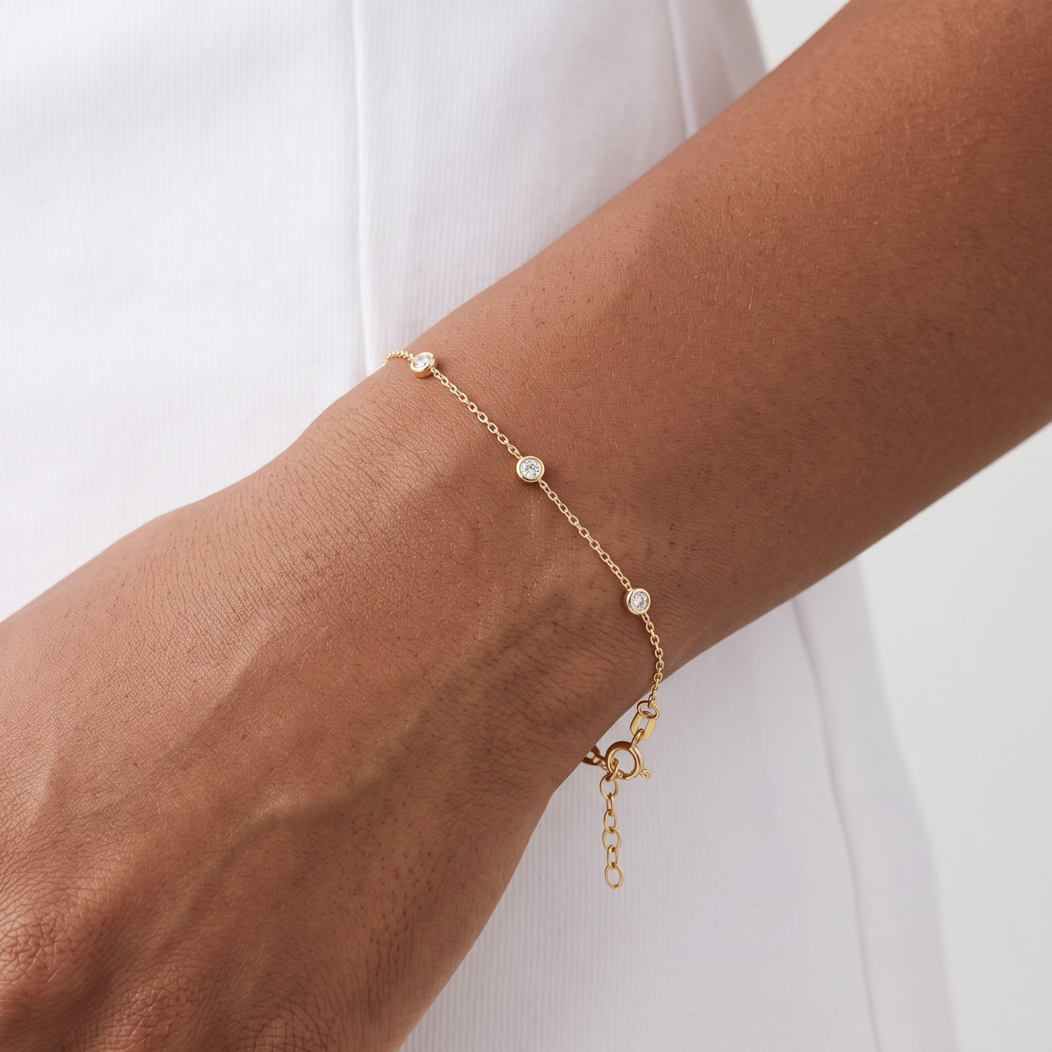 Diamond Station Bracelet