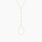 Dainty Diamond Bezel Body Chain Finger Ring Bracelet