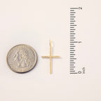 Diamond Cross Charm