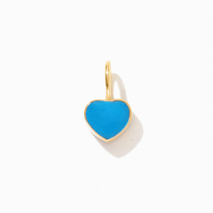 Enamel Heart Charm