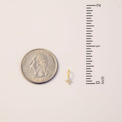 Diamond Clover Charm