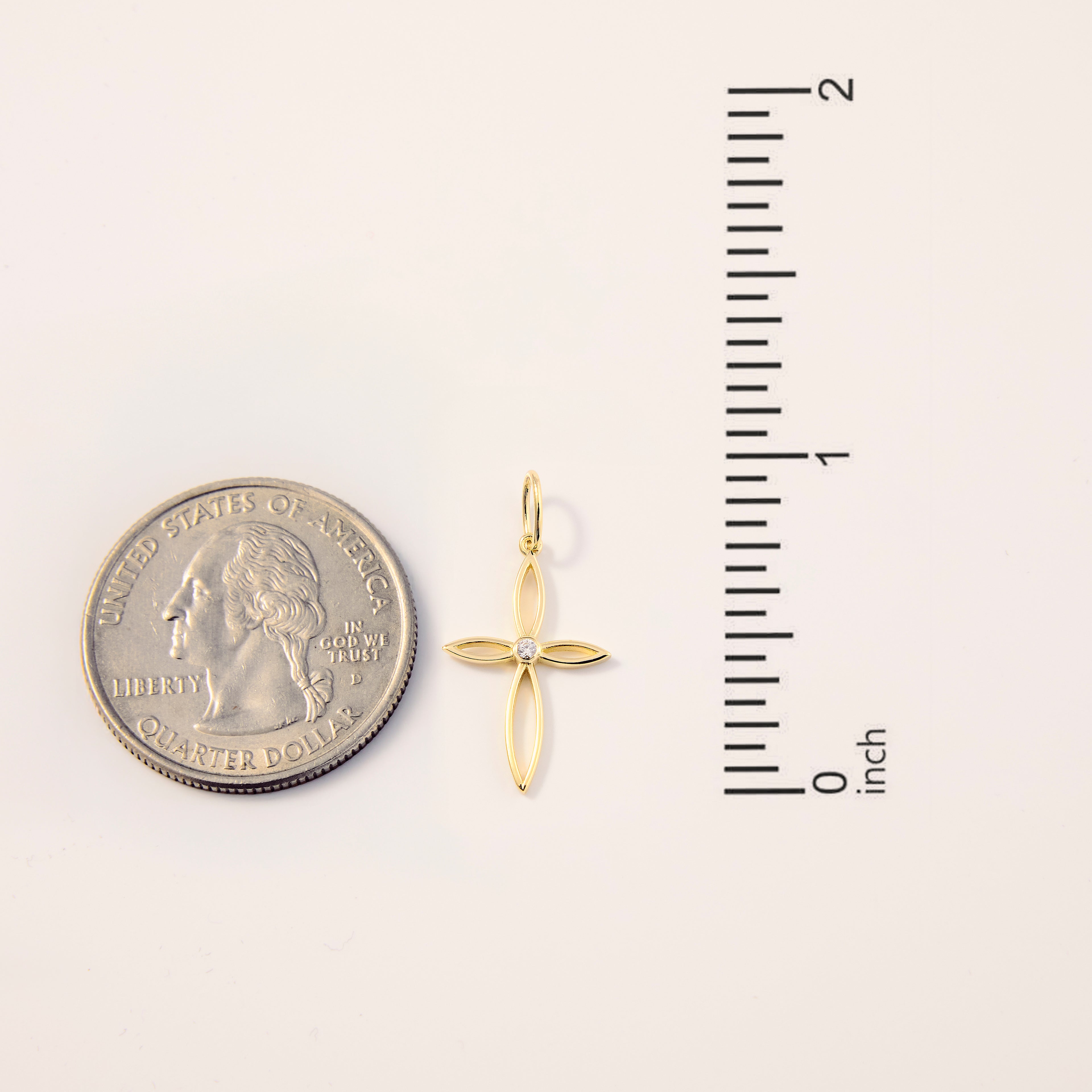 Mini Cross Charm