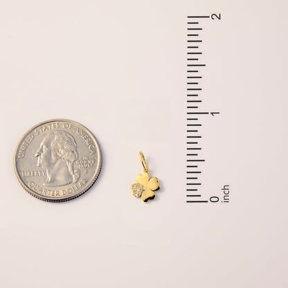 Diamond Clover Charm
