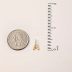 Diamond Hellium Letter Charm