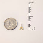 Diamond Hellium Letter Charm