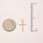 Diamond Bold Cross Charm