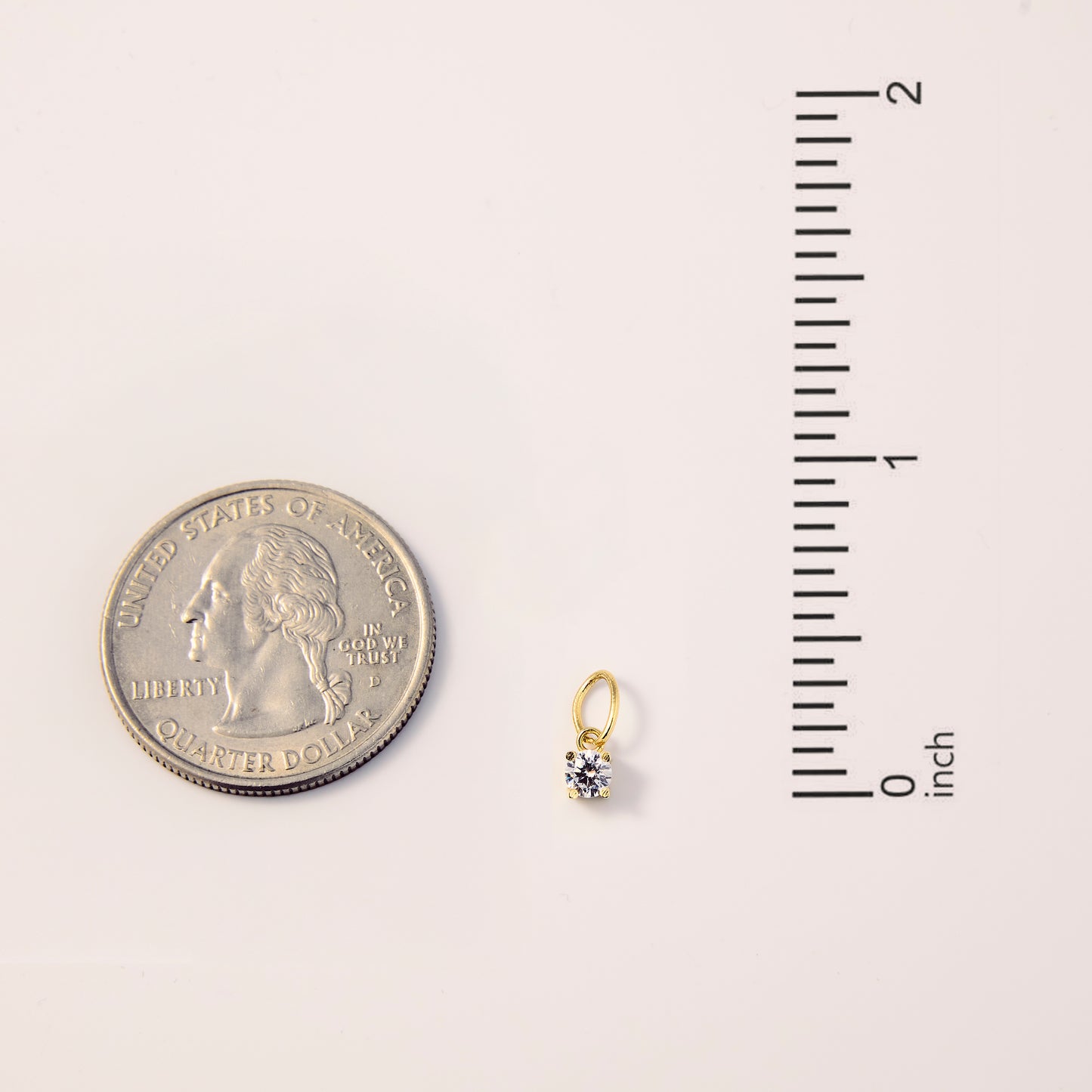 1/10 ct. Diamond Solitaire Charm