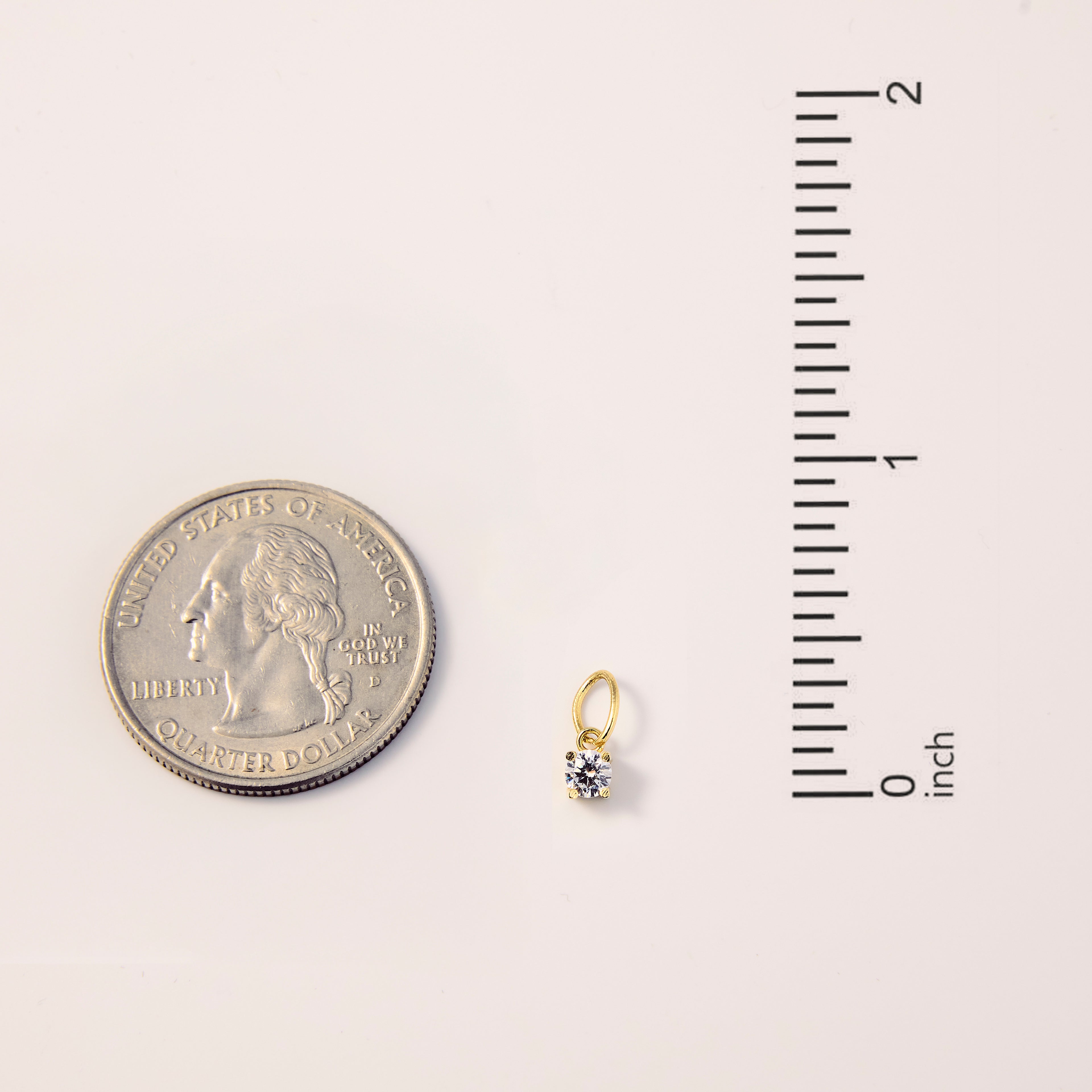 1/10 ct. Diamond Solitaire Charm