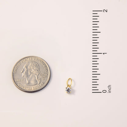 1/10 ct. Diamond Solitaire Charm