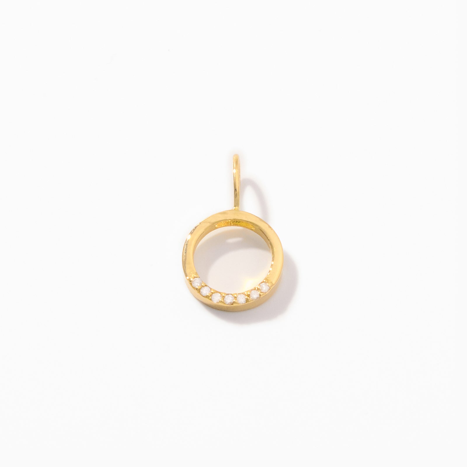 Diamond Circle Charm