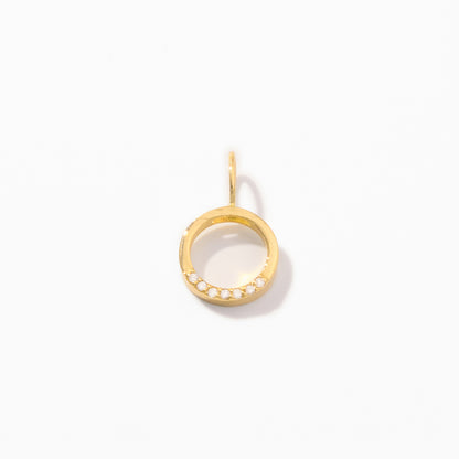 Diamond Circle Charm