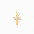 Diamond Faith Cross Charm