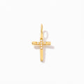 Diamond Faith Cross Charm
