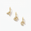 Diamond Small Letter Pendant