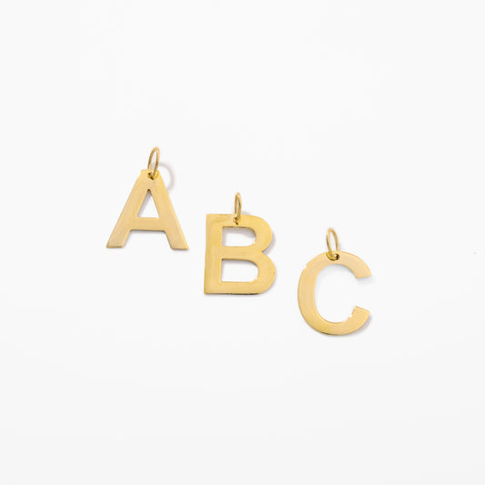 Bold Letter Pendant