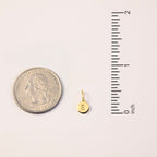Letter Disc Charm