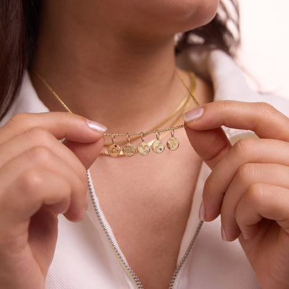 Zodiac Birthstone Pendant