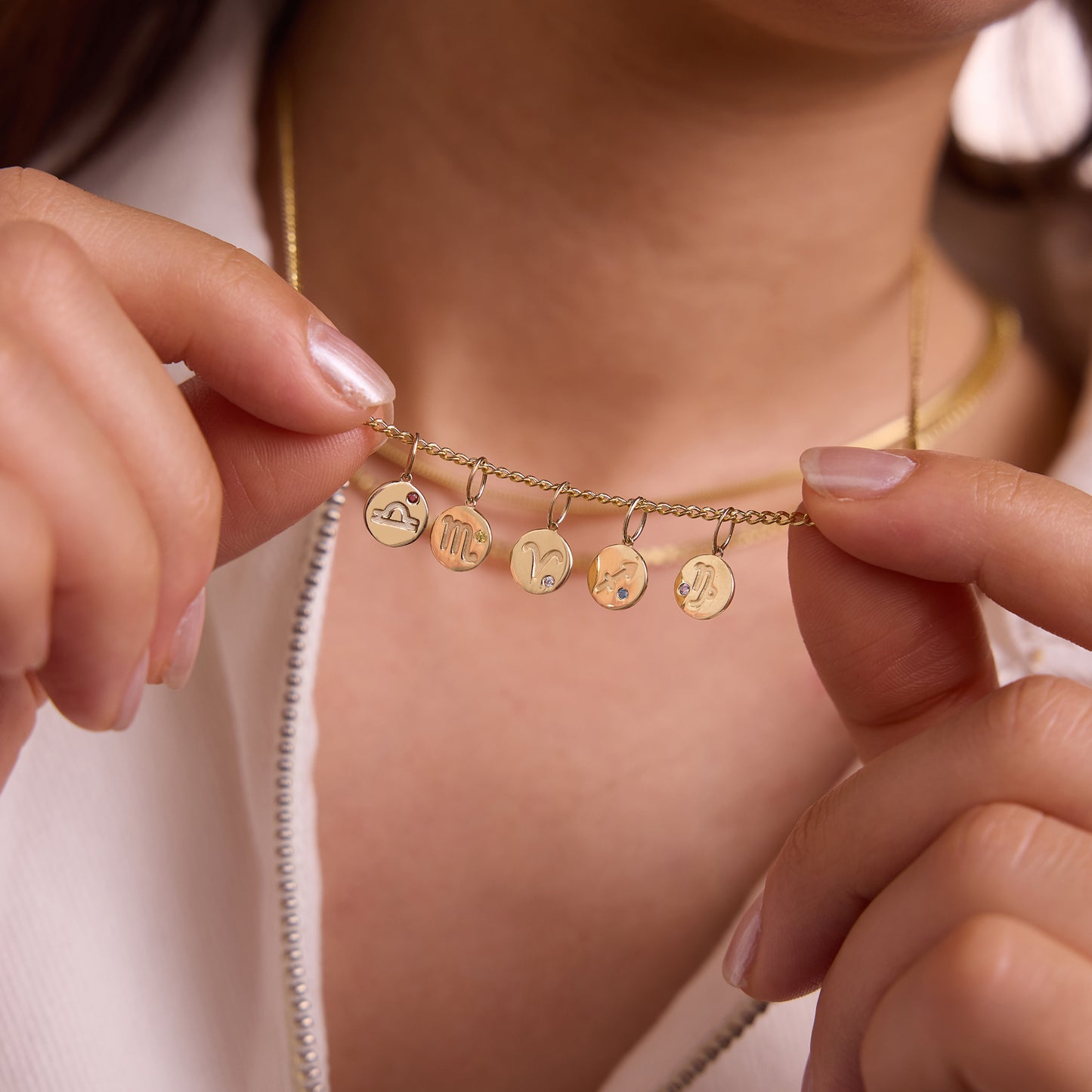 Zodiac Birthstone Pendant