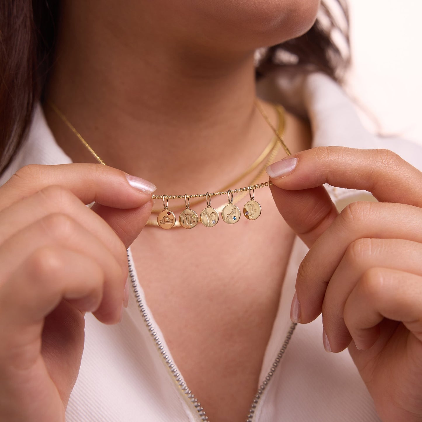 Zodiac Birthstone Pendant