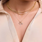 Diamond Small Letter Pendant