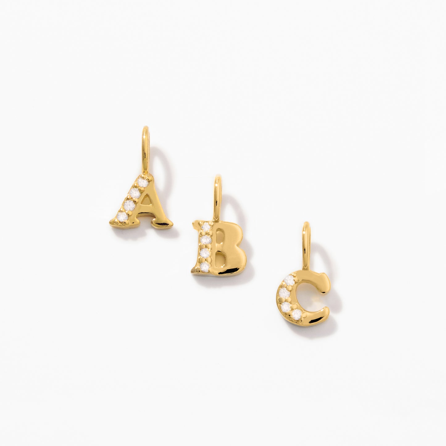 Mini Diamond Letter Pendant