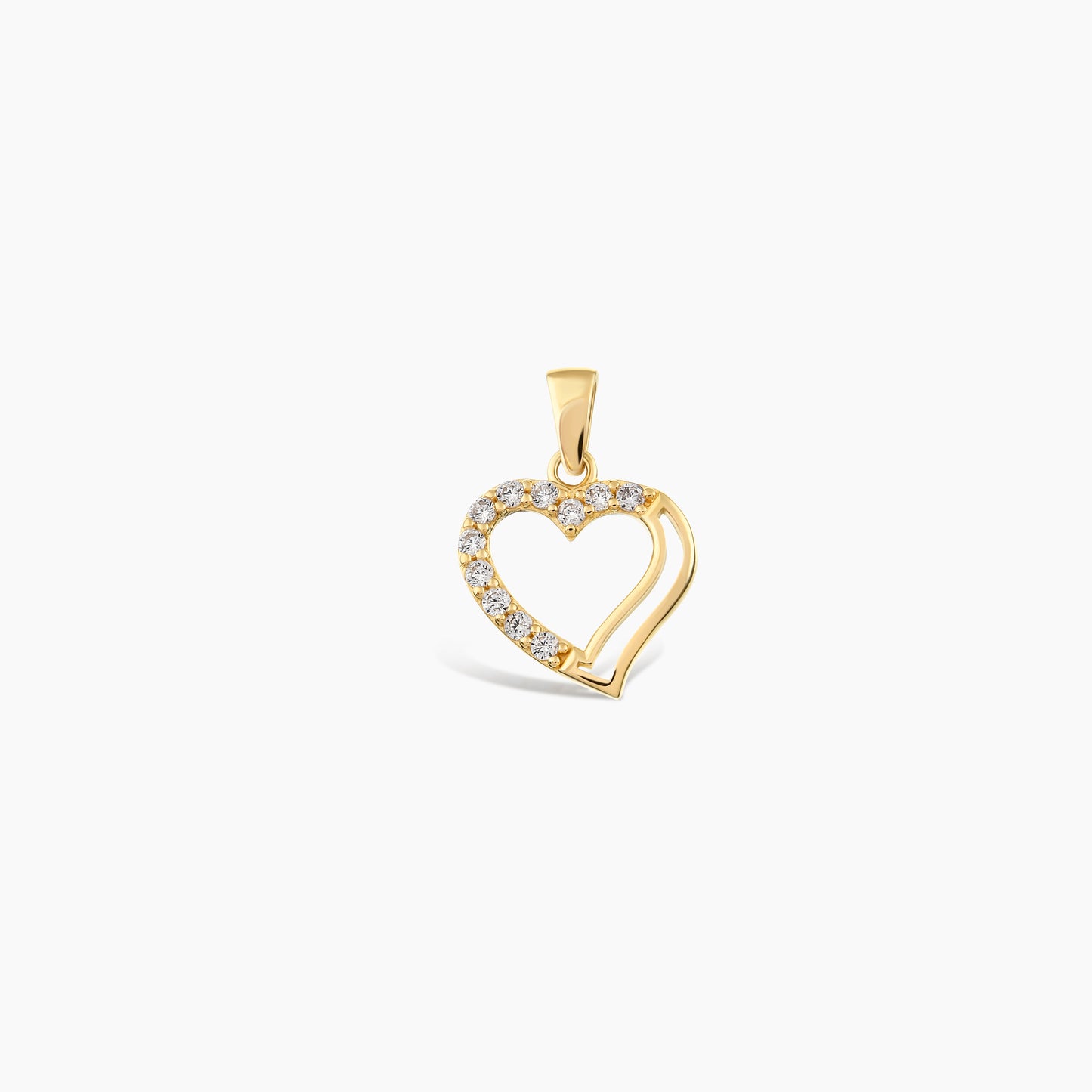 Double Heart Charm
