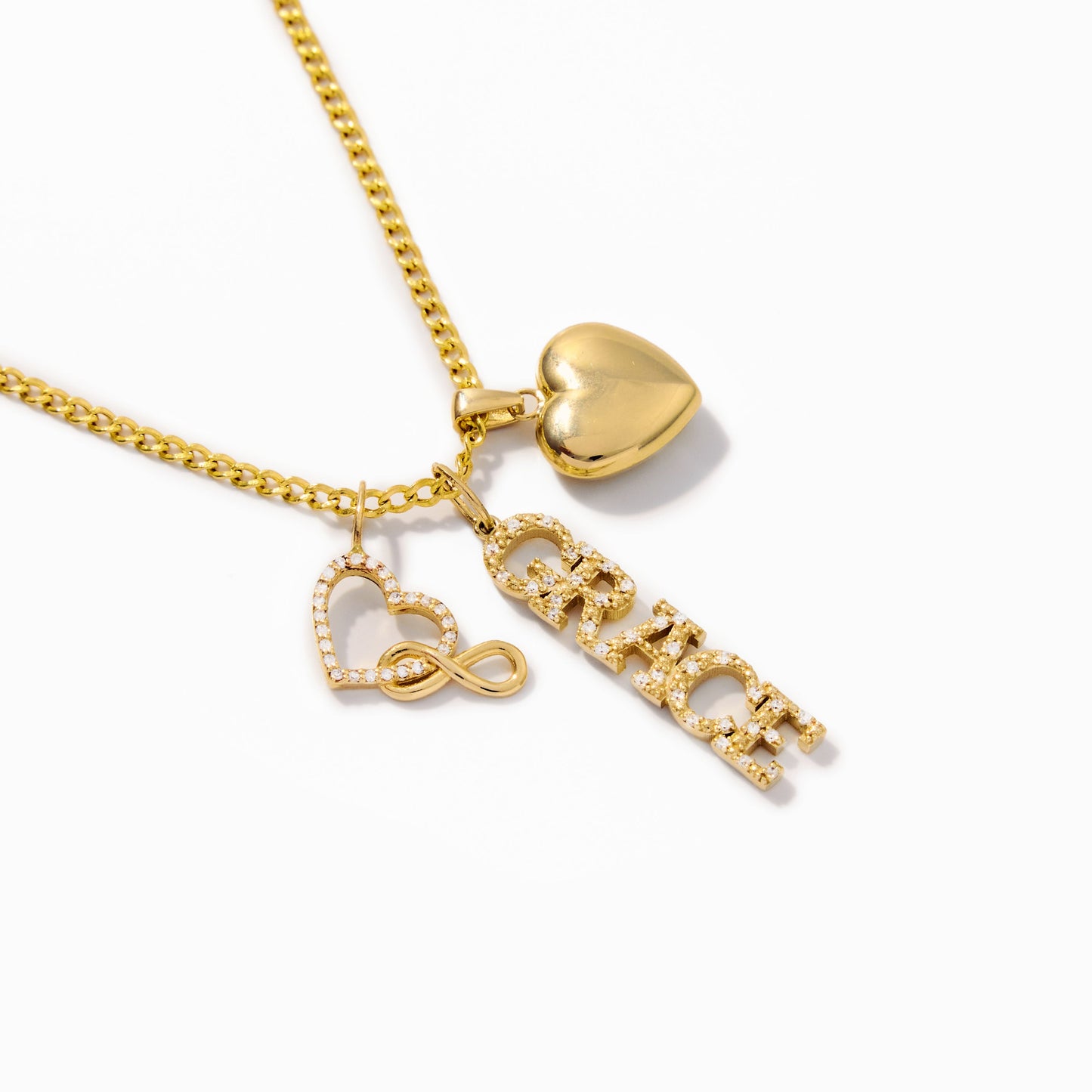 Diamond Name Pendant