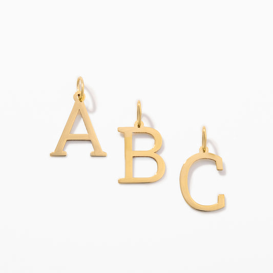 Bold Letter Charm