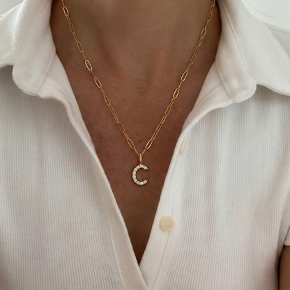 Dainty Letter Pendant
