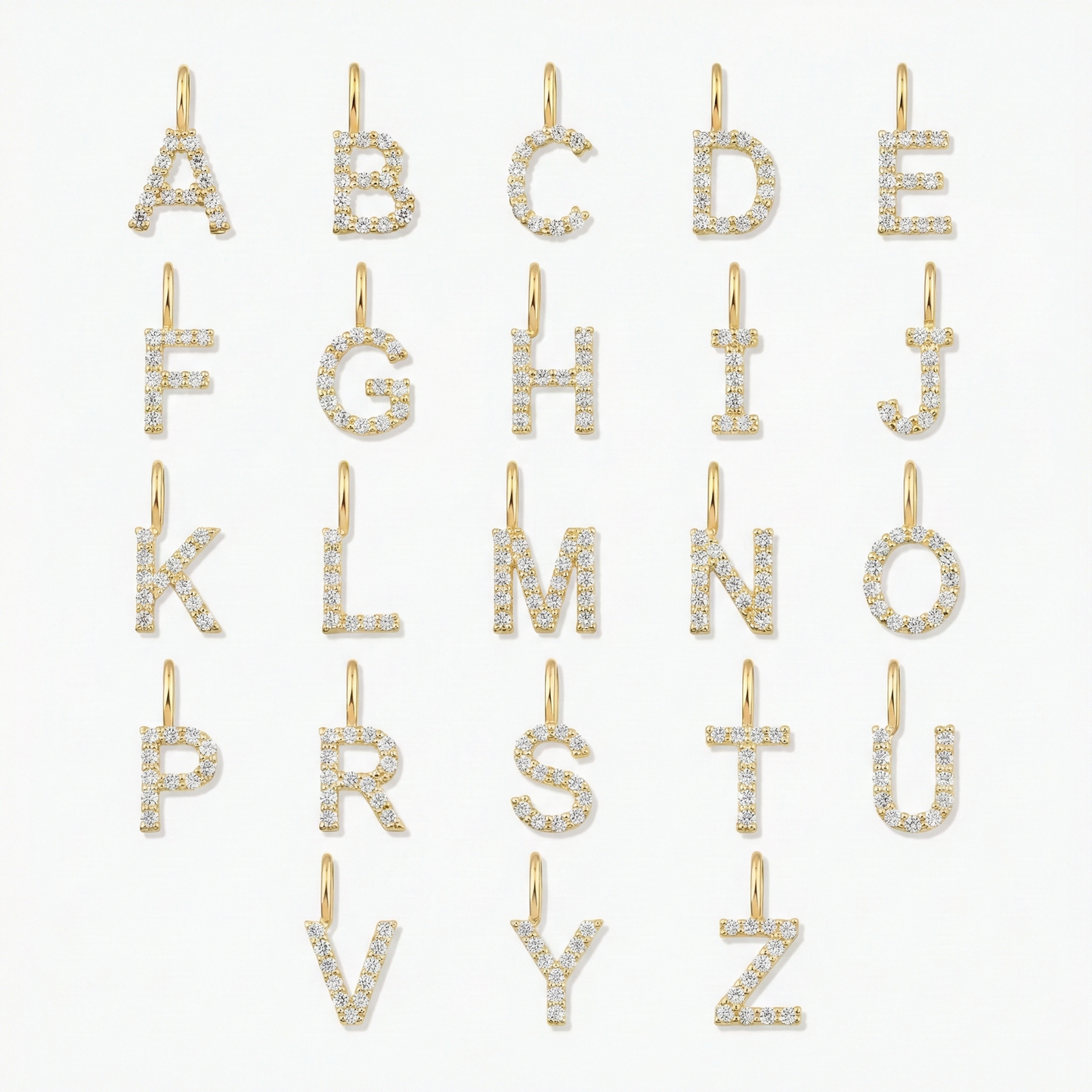 Dainty Letter Pendant