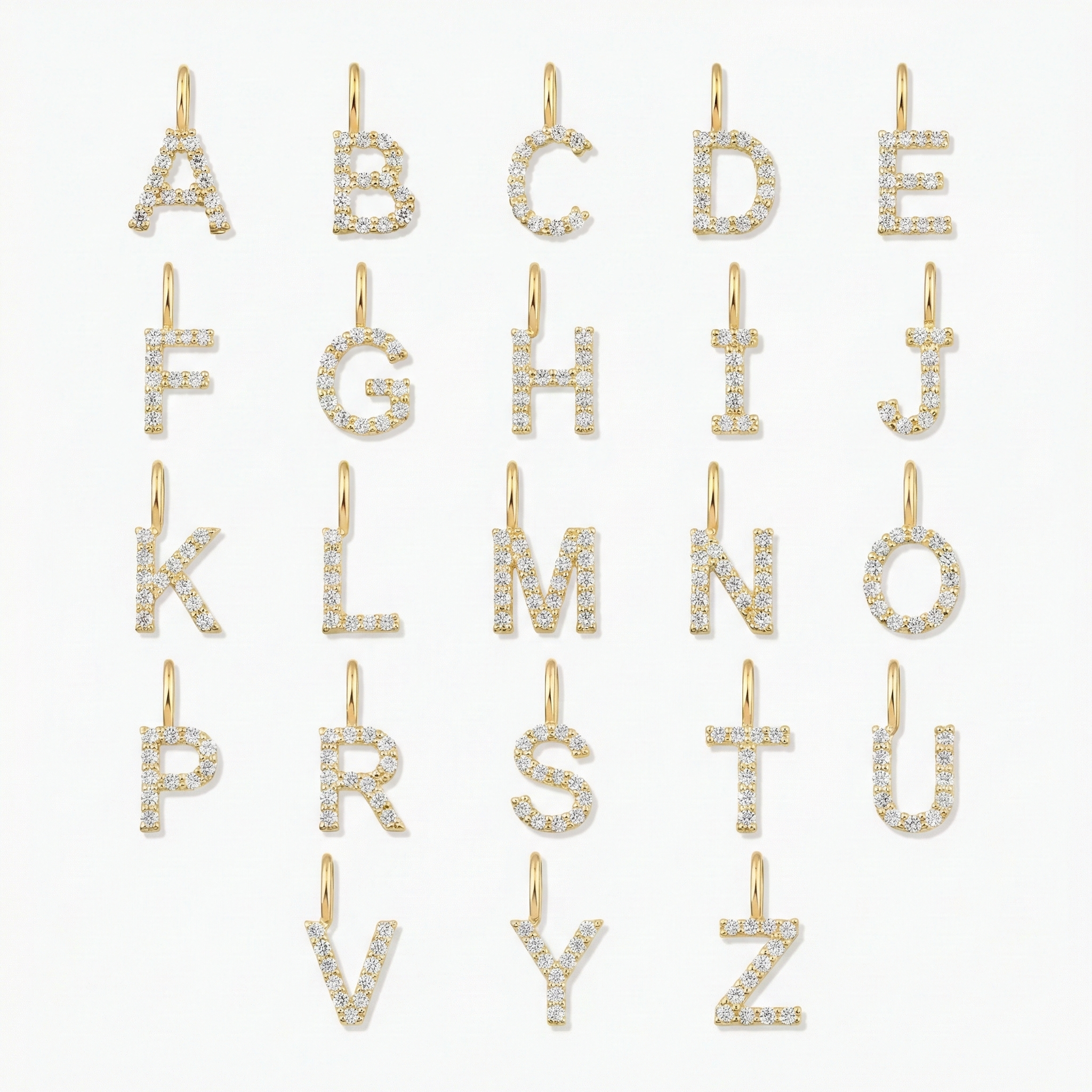 Dainty Letter Pendant